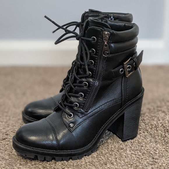 G by Guess Shoes - G by Guess Los Angeles Jaydyn Combat Booties